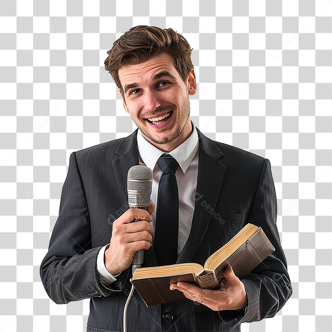 Pastor Igreja Cultos PNG Transparente