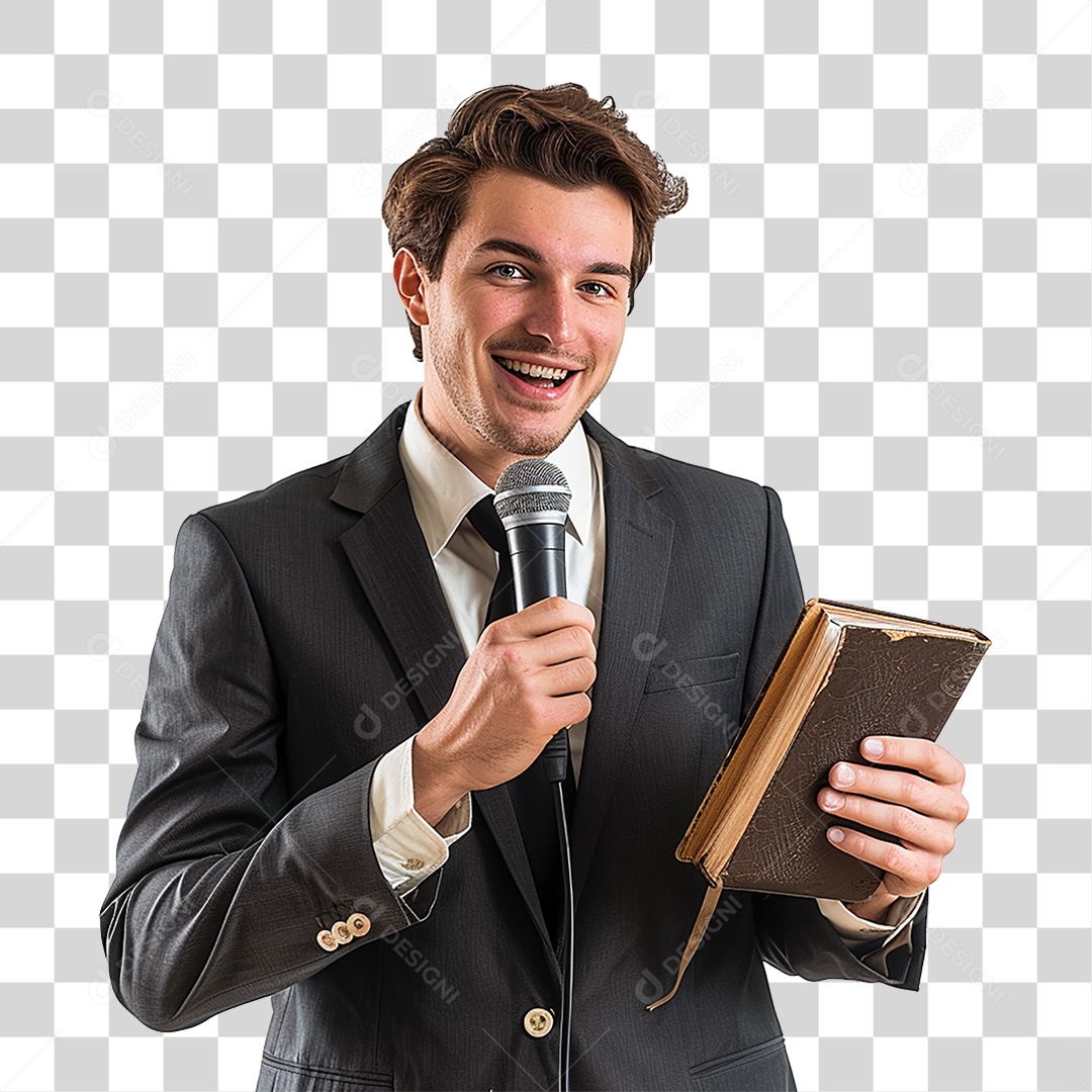 Pastor Igreja Cultos PNG Transparente