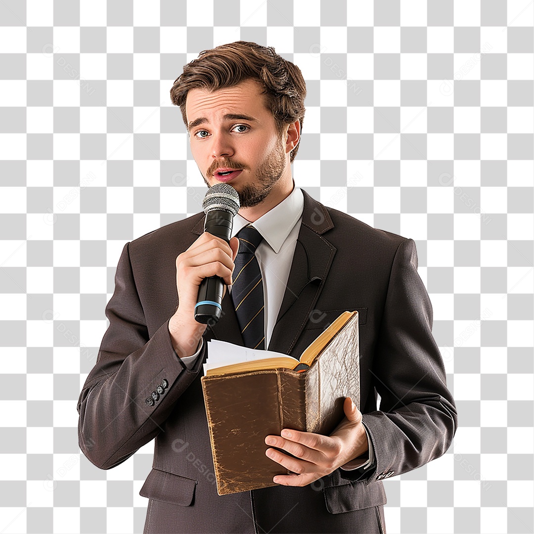 Pastor Igreja Cultos PNG Transparente