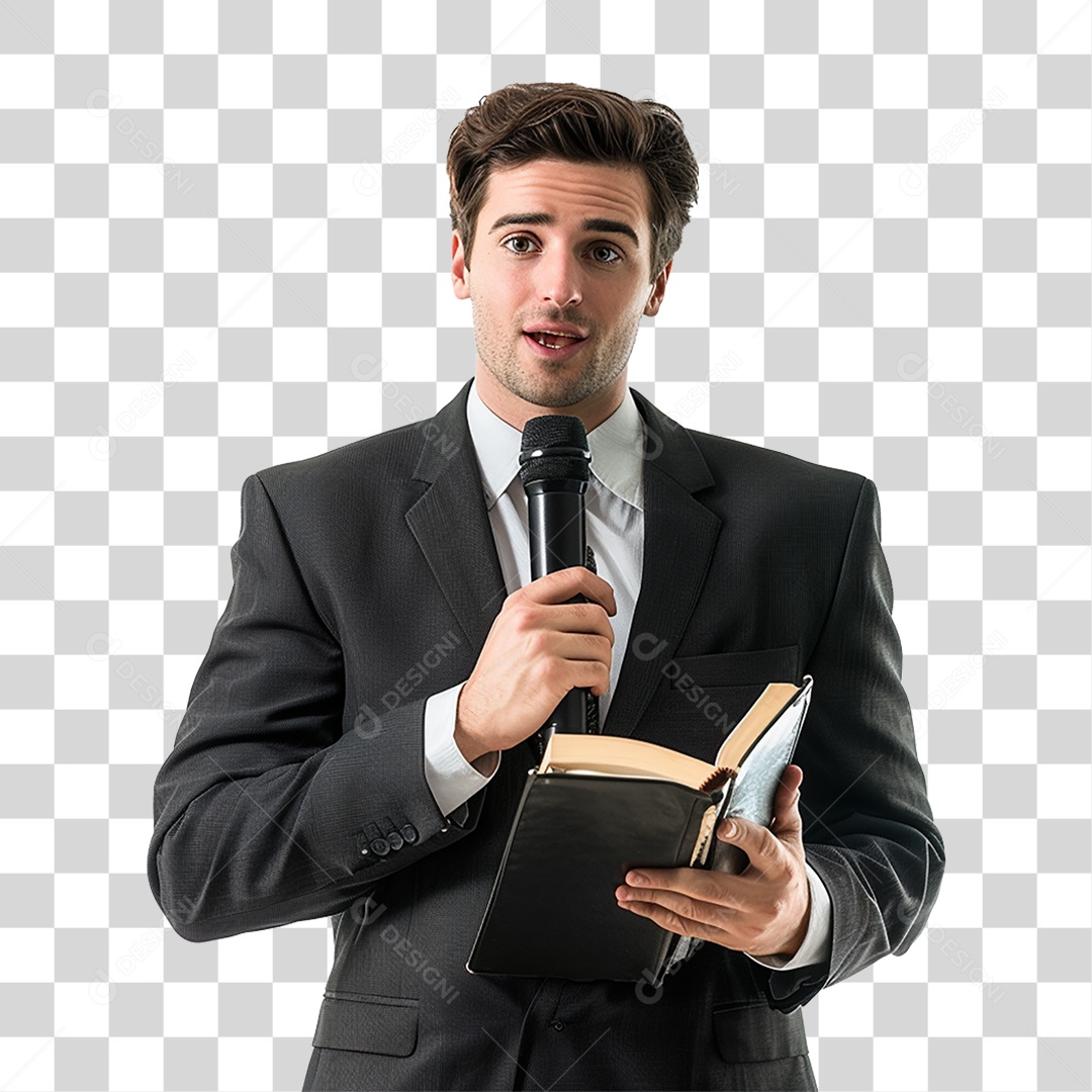 Pastor Igreja Cultos PNG Transparente