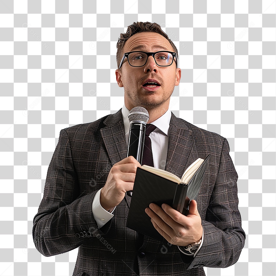 Pastor Igreja Cultos PNG Transparente