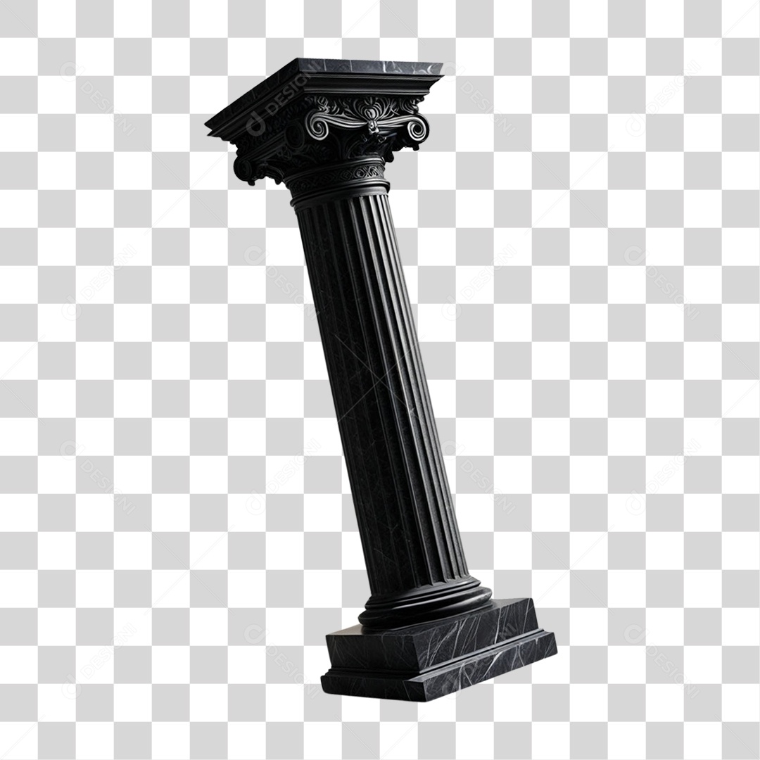 Coluna Estrutura Grega PNG Transparente