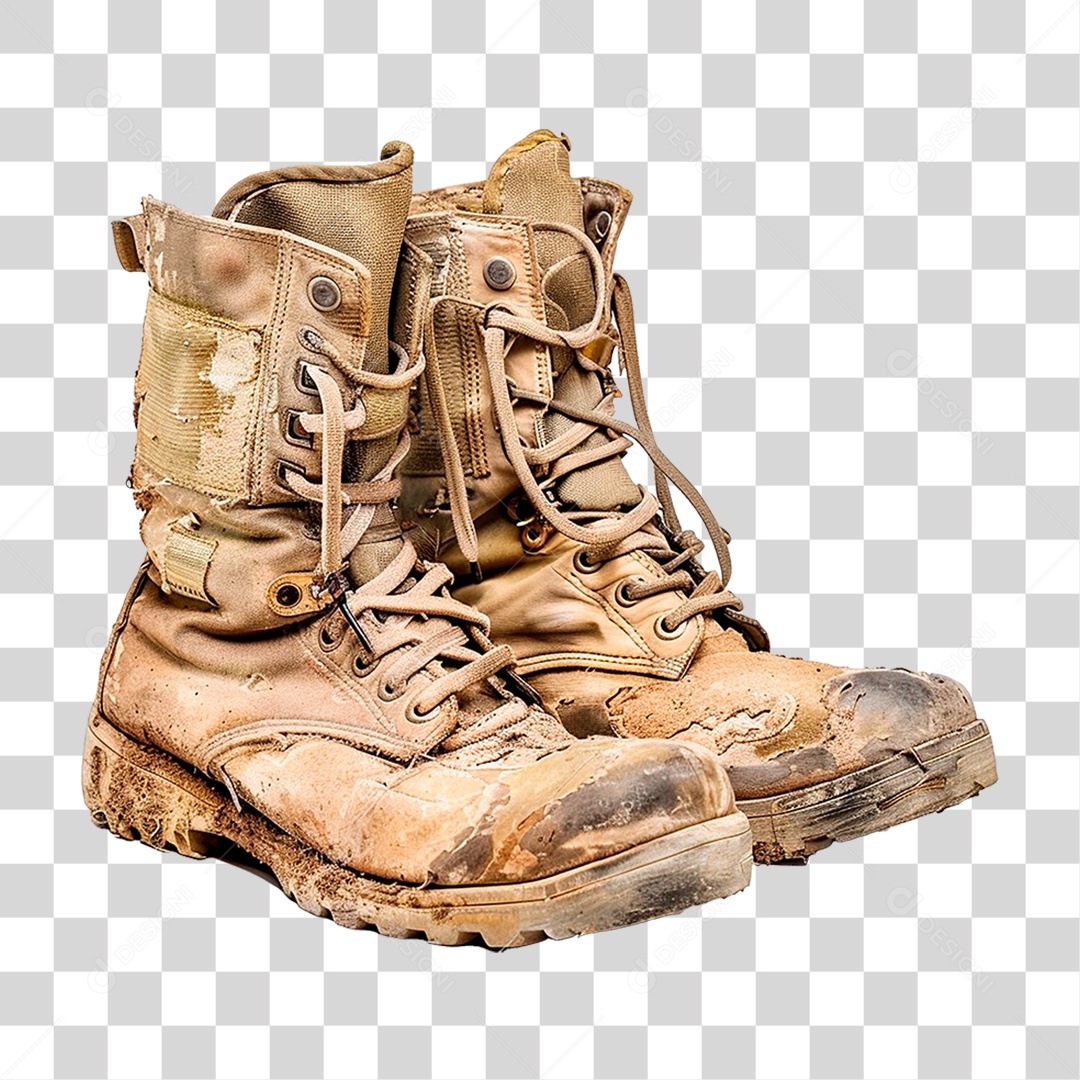 Botas do Exército PNG Transparente