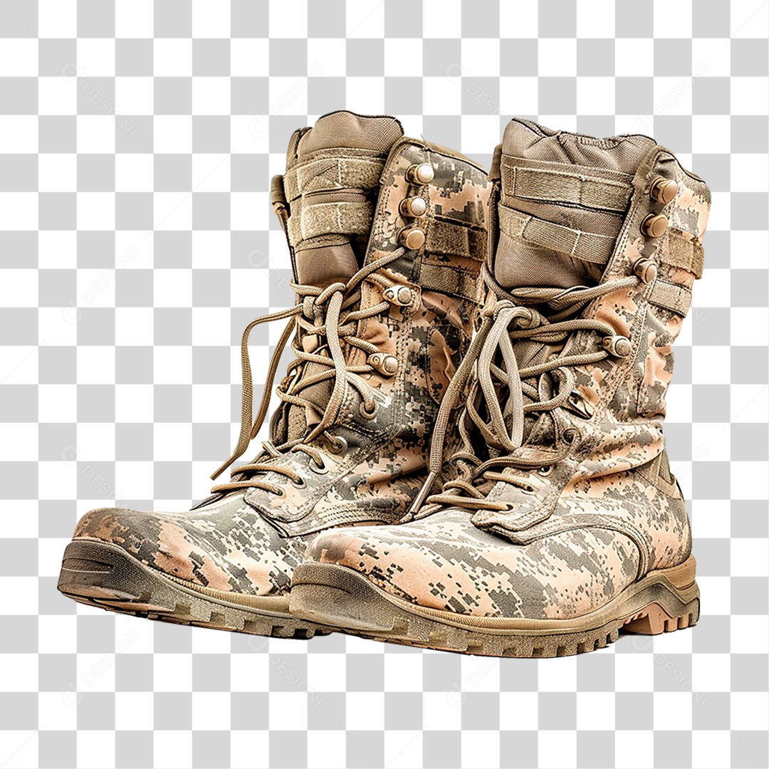 Botas do Exército PNG Transparente