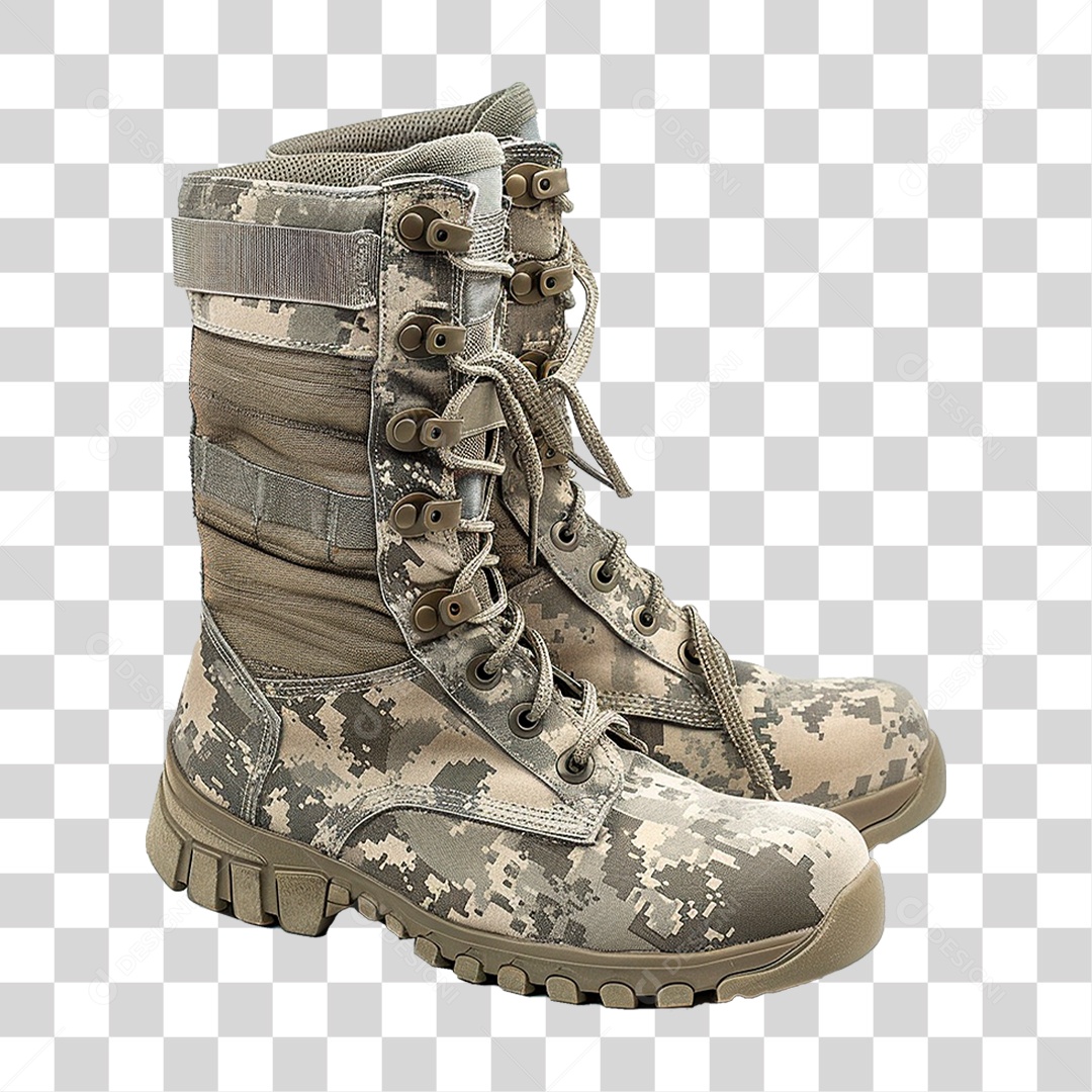 Botas do Exército PNG Transparente