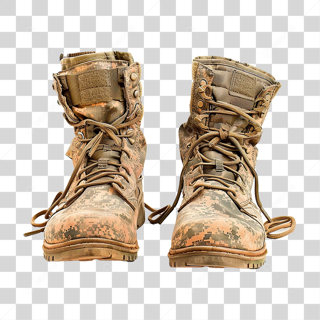 Botas do Exército PNG Transparente