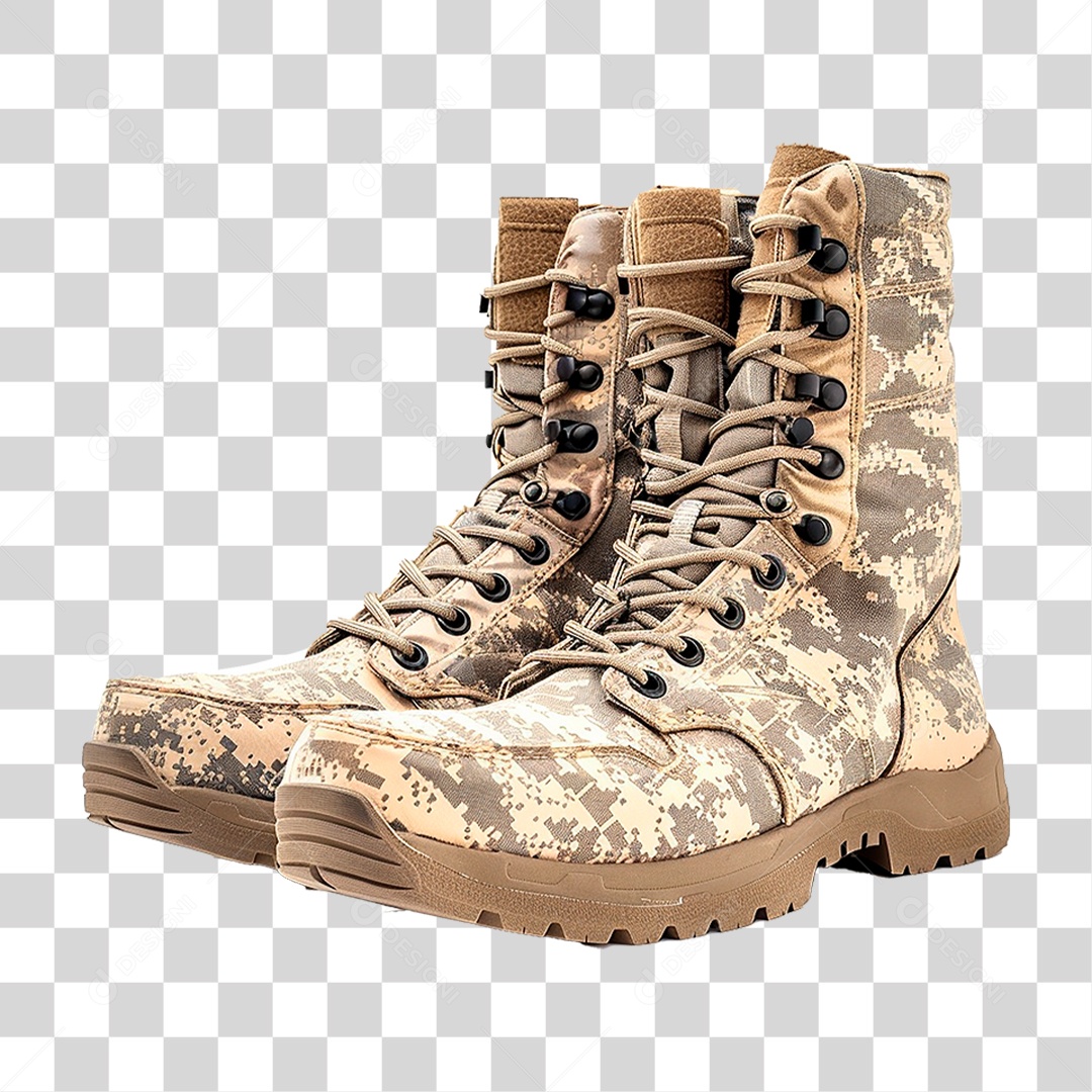 Botas do Exército PNG Transparente