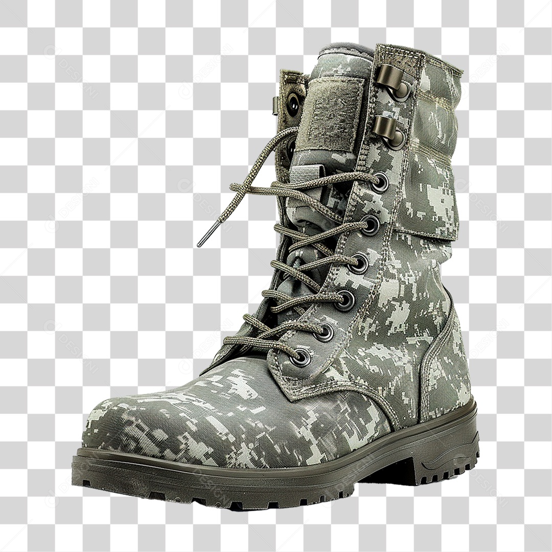 Bota do Exército PNG Transparente