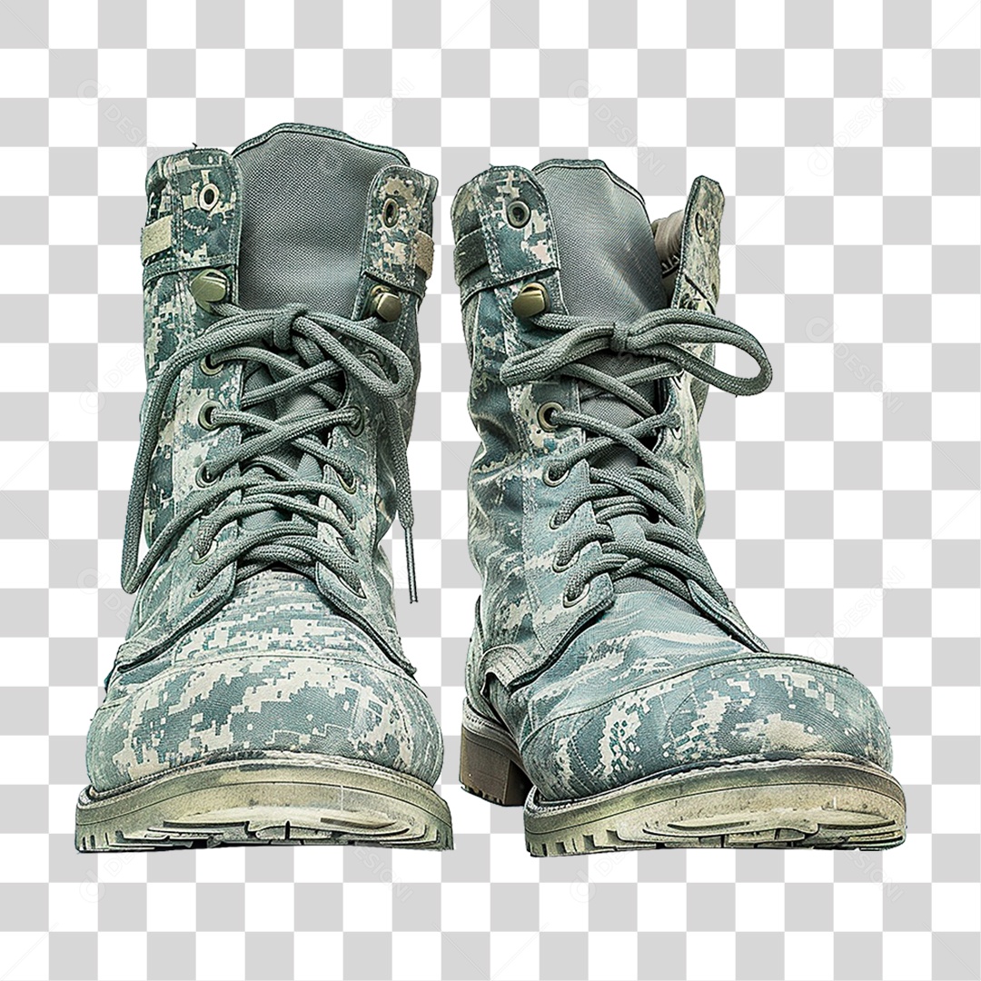 Botas do Exército PNG Transparente