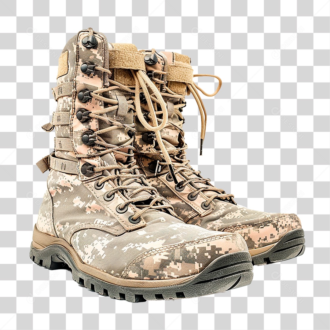 Botas do Exército PNG Transparente