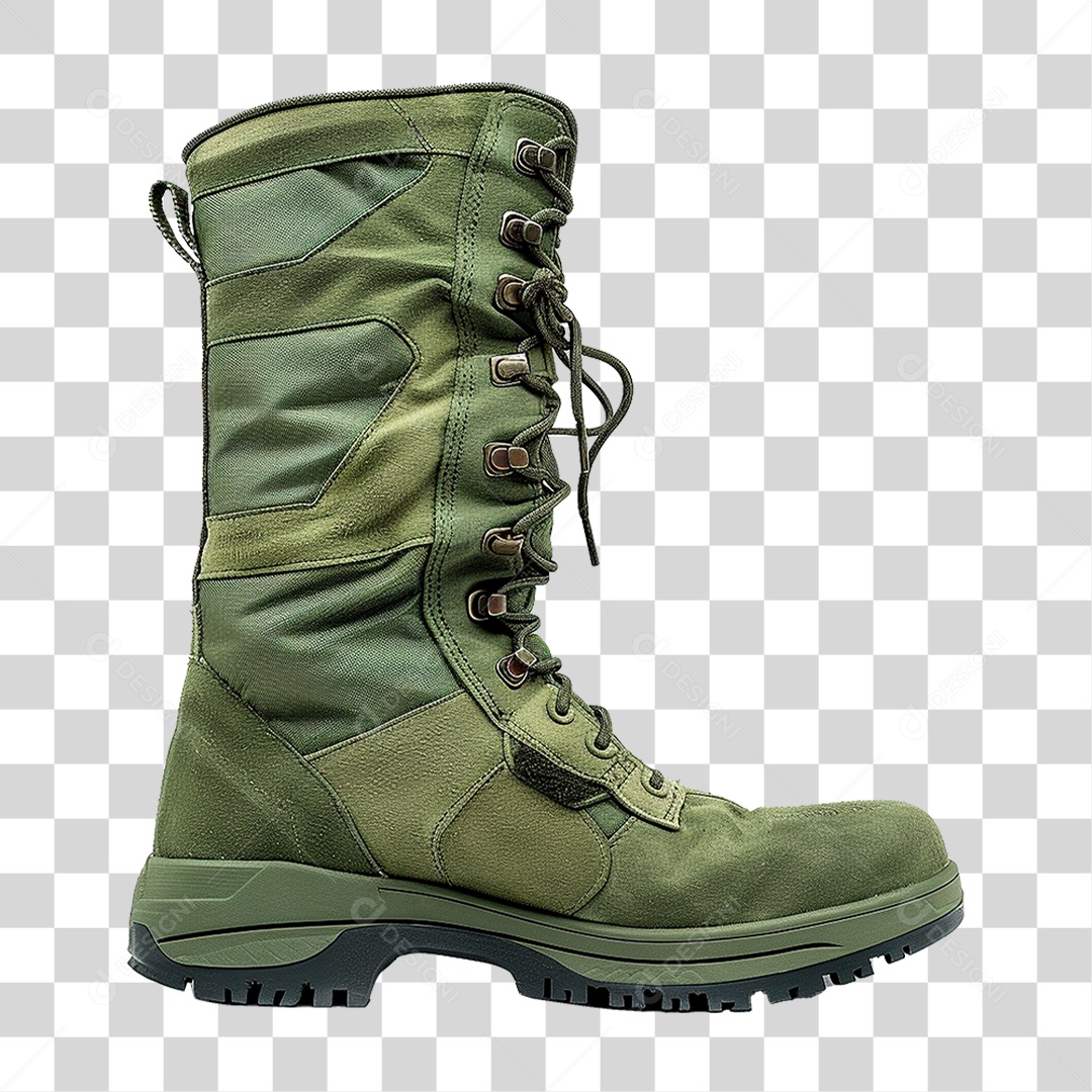 Bota do Exército PNG Transparente