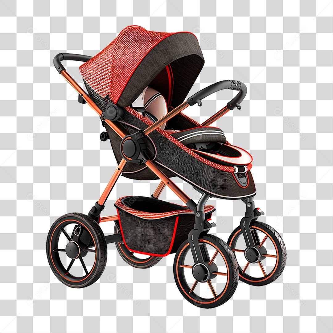 Carrinho de Bebê PNG Transparente