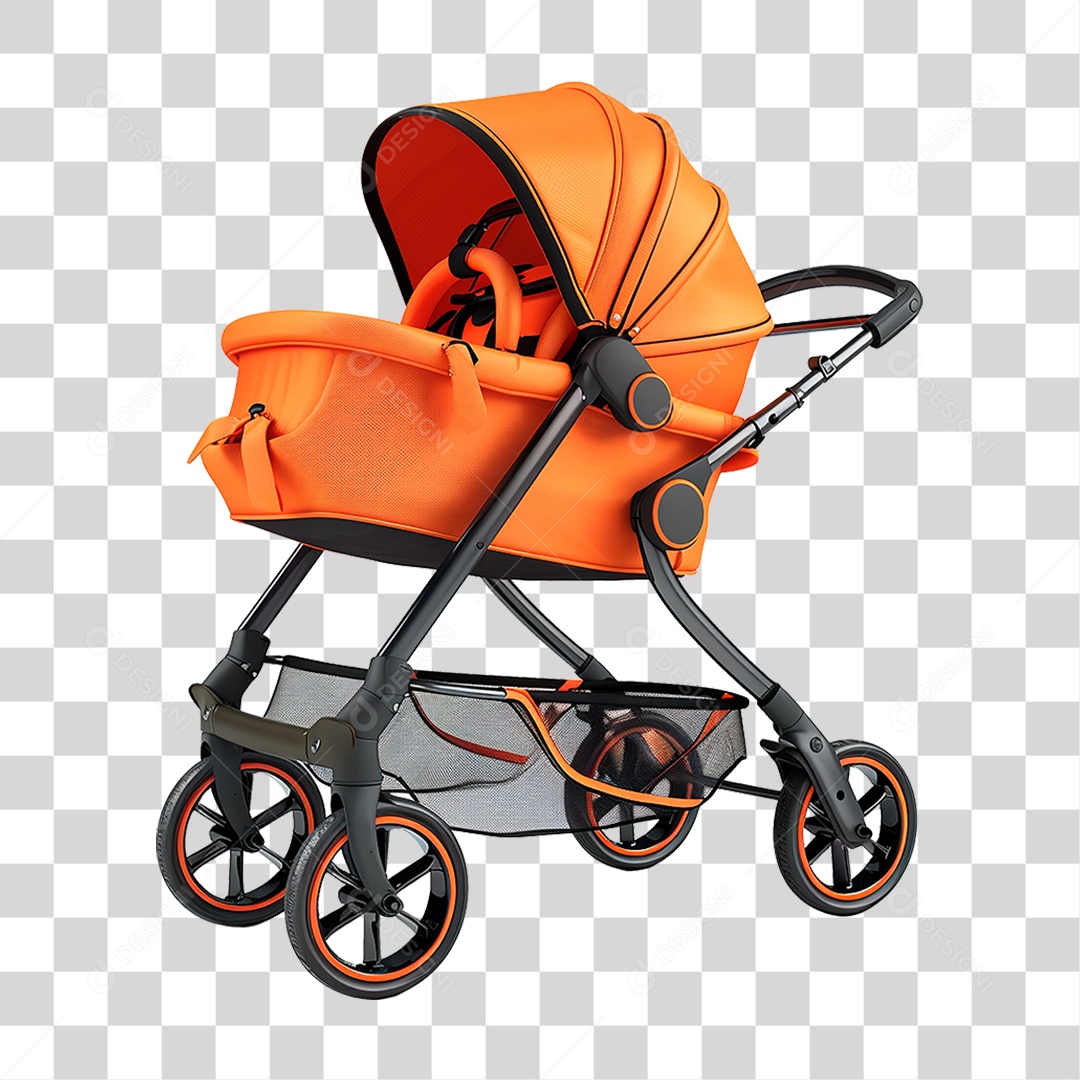 Carrinho de Bebê PNG Transparente