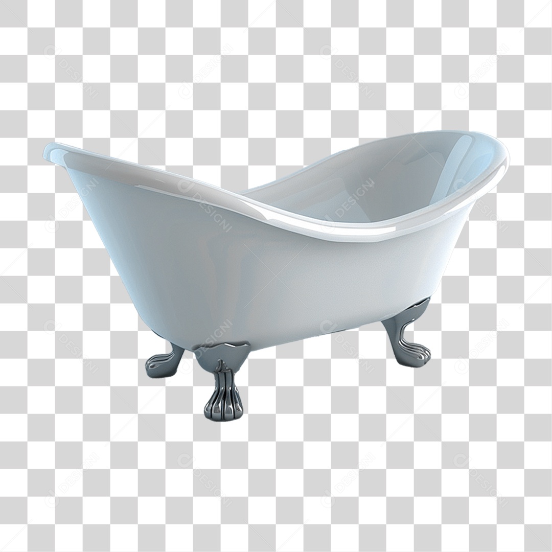 Banheira Branca PNG Transparente