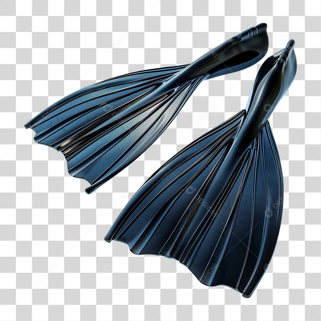 Barbatanas de Mergulho PNG Transparente