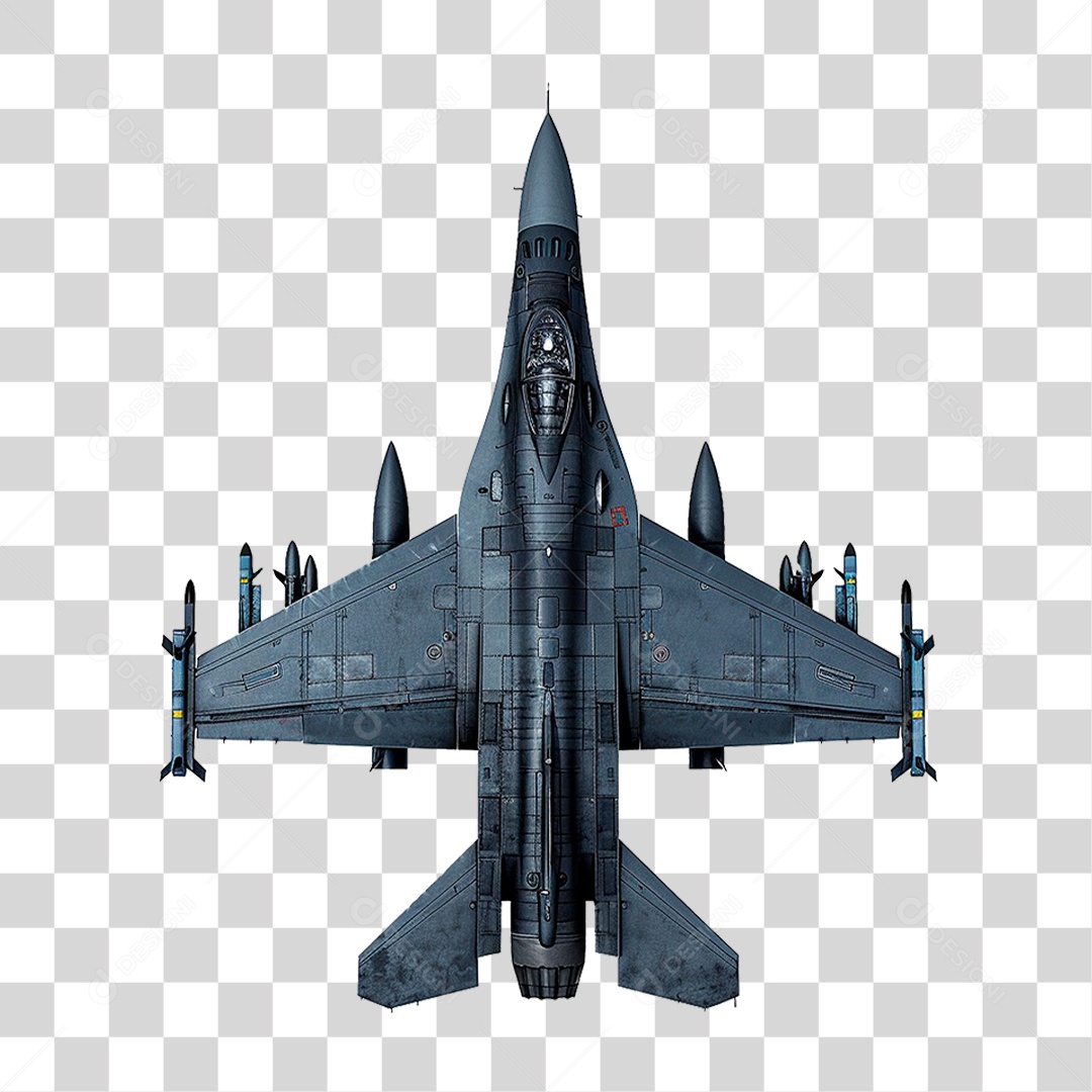 Jato de Combate PNG Transparente