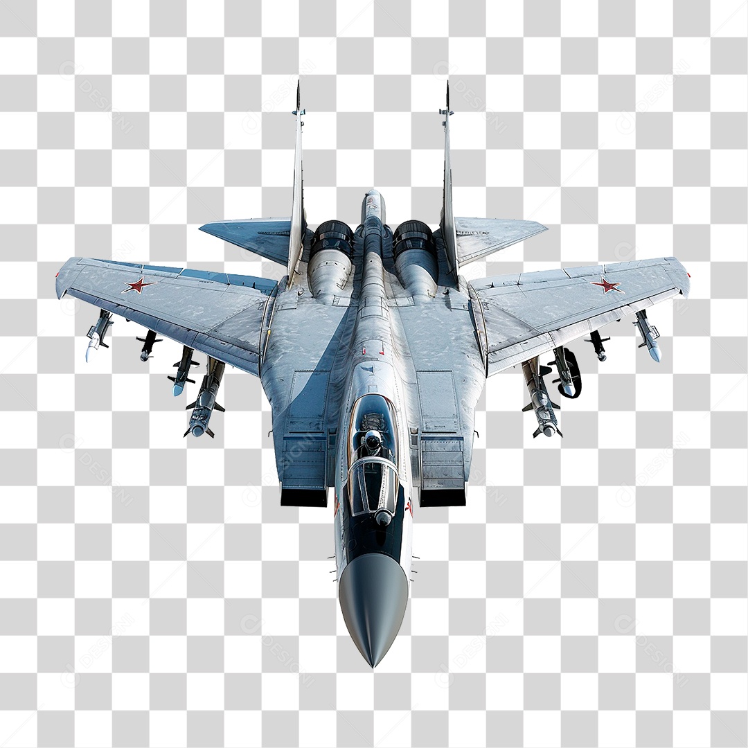 Avião de Caça PNG Transparente