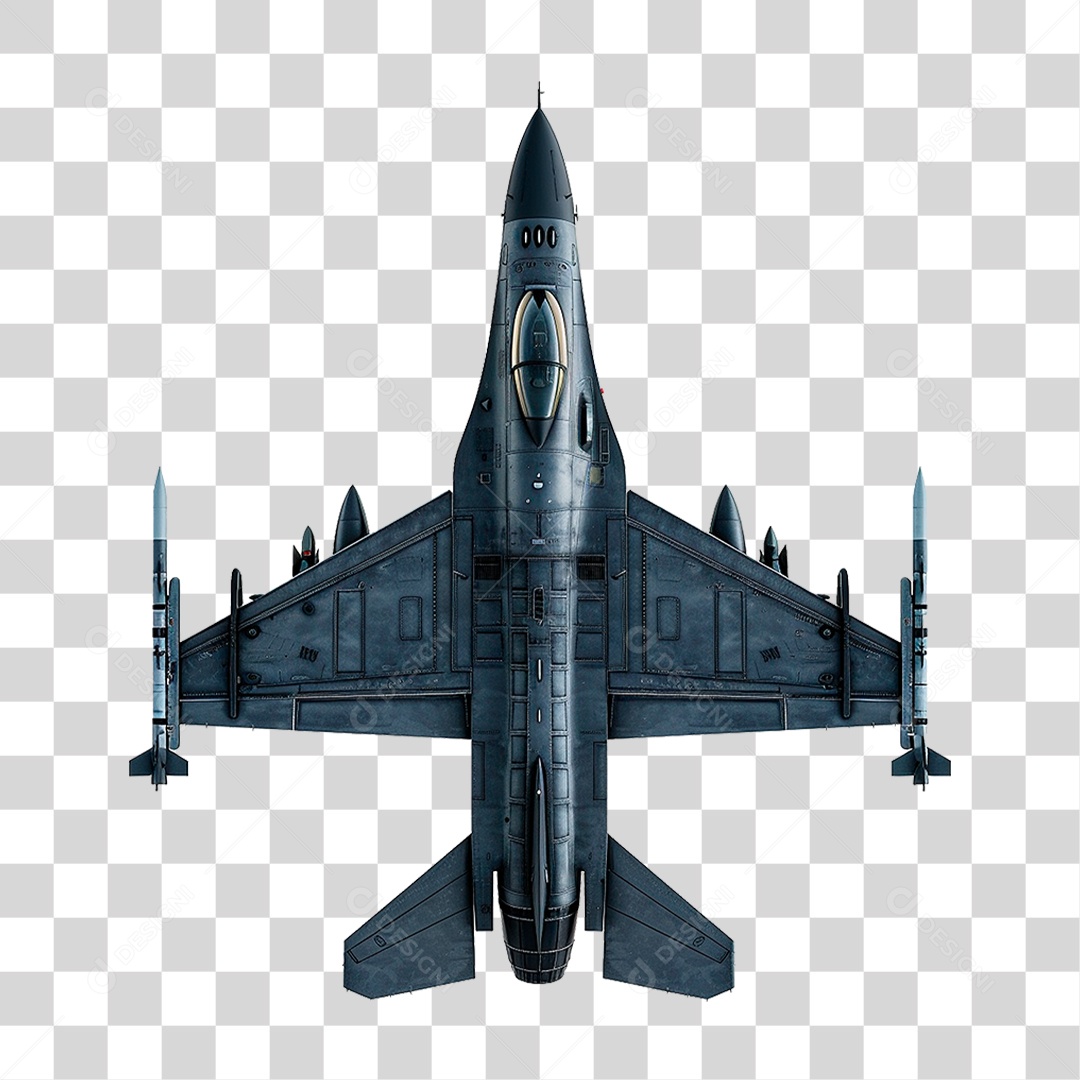 Avião de Caça PNG Transparente