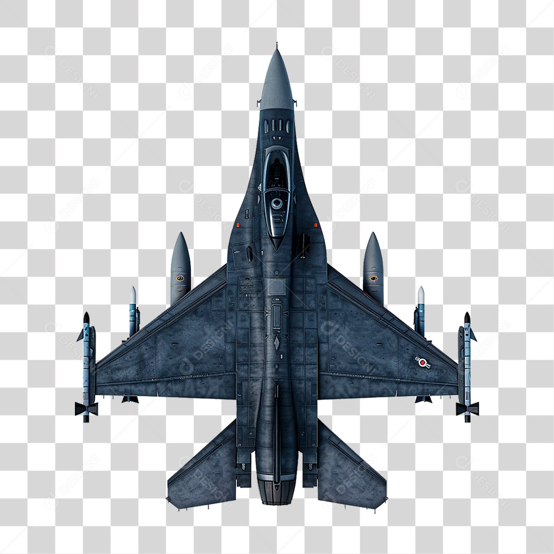 Avião de Caça PNG Transparente