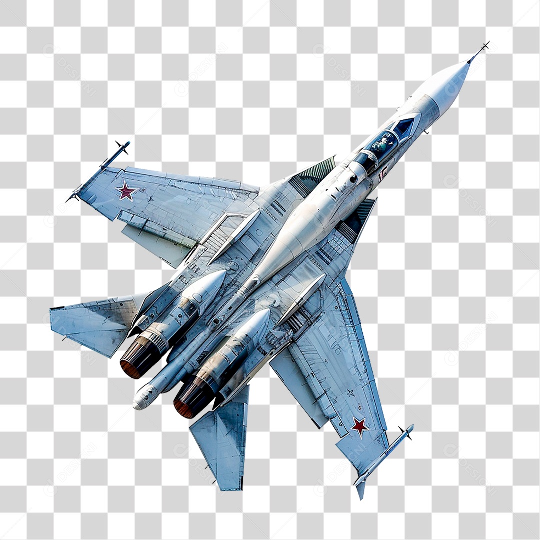 Jato de Combate PNG Transparente