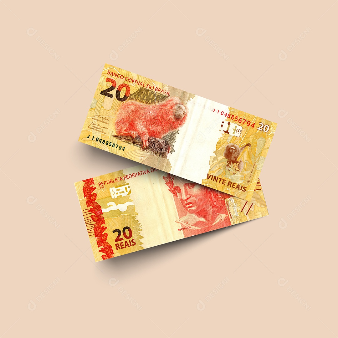 Nota de 20 Reais Para Composição PSD