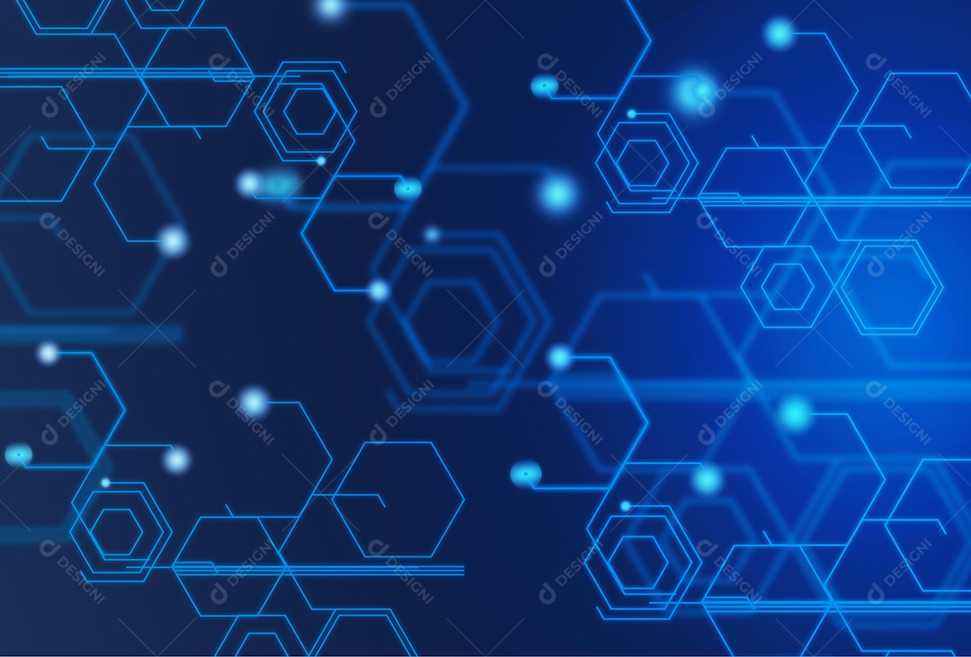 Background Tecnológico Ilustração AI