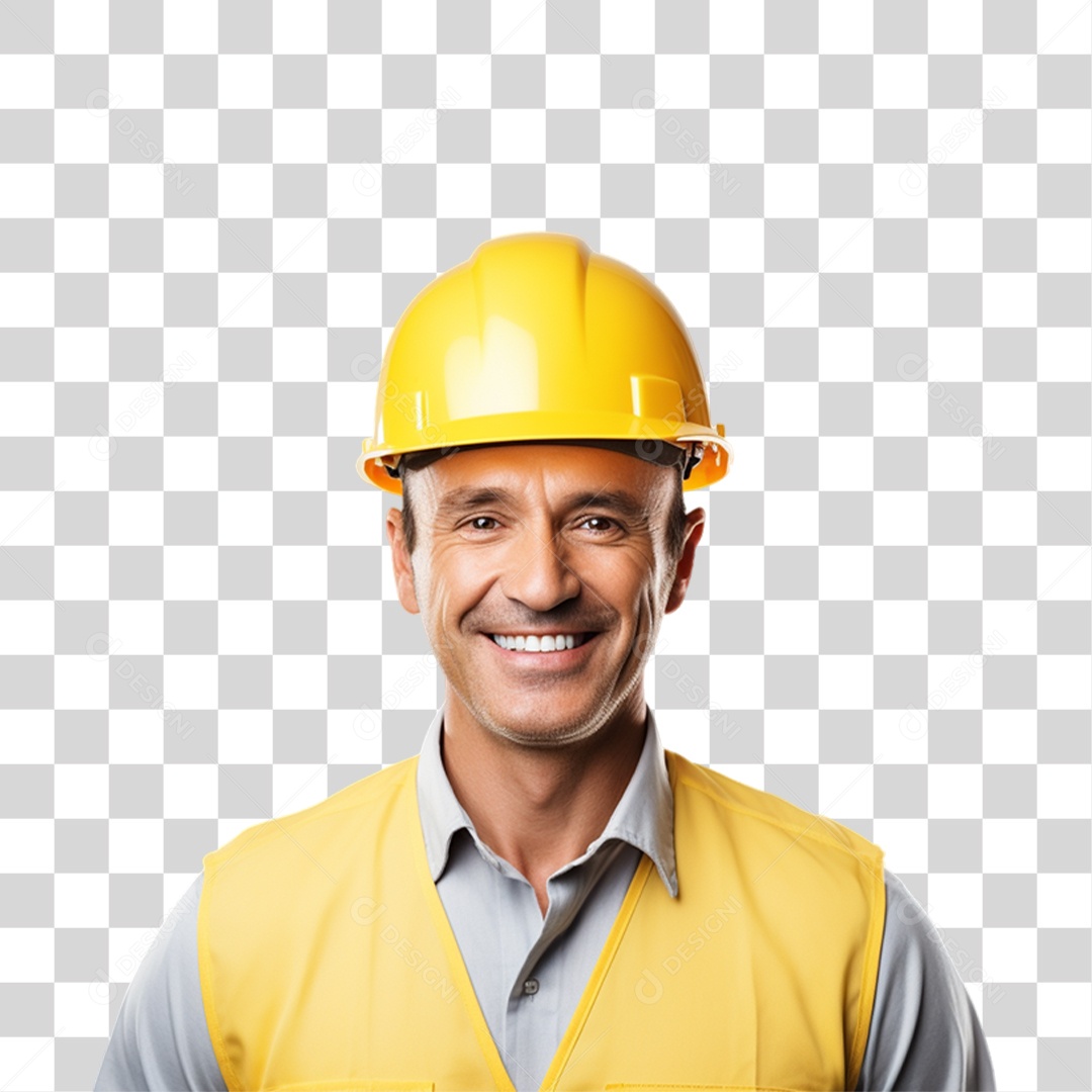 Homem Trabalhador Engenheiro PNG Transparente