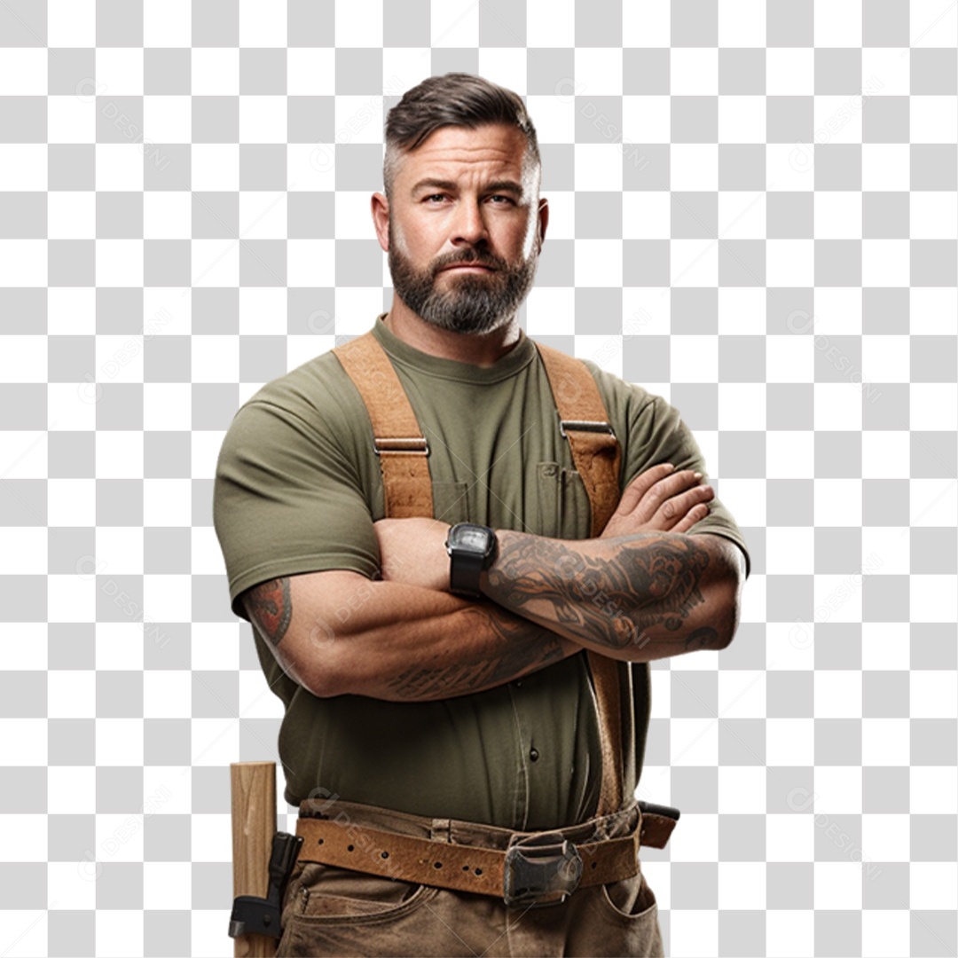 Homem Trabalhador Engenheiro PNG Transparente