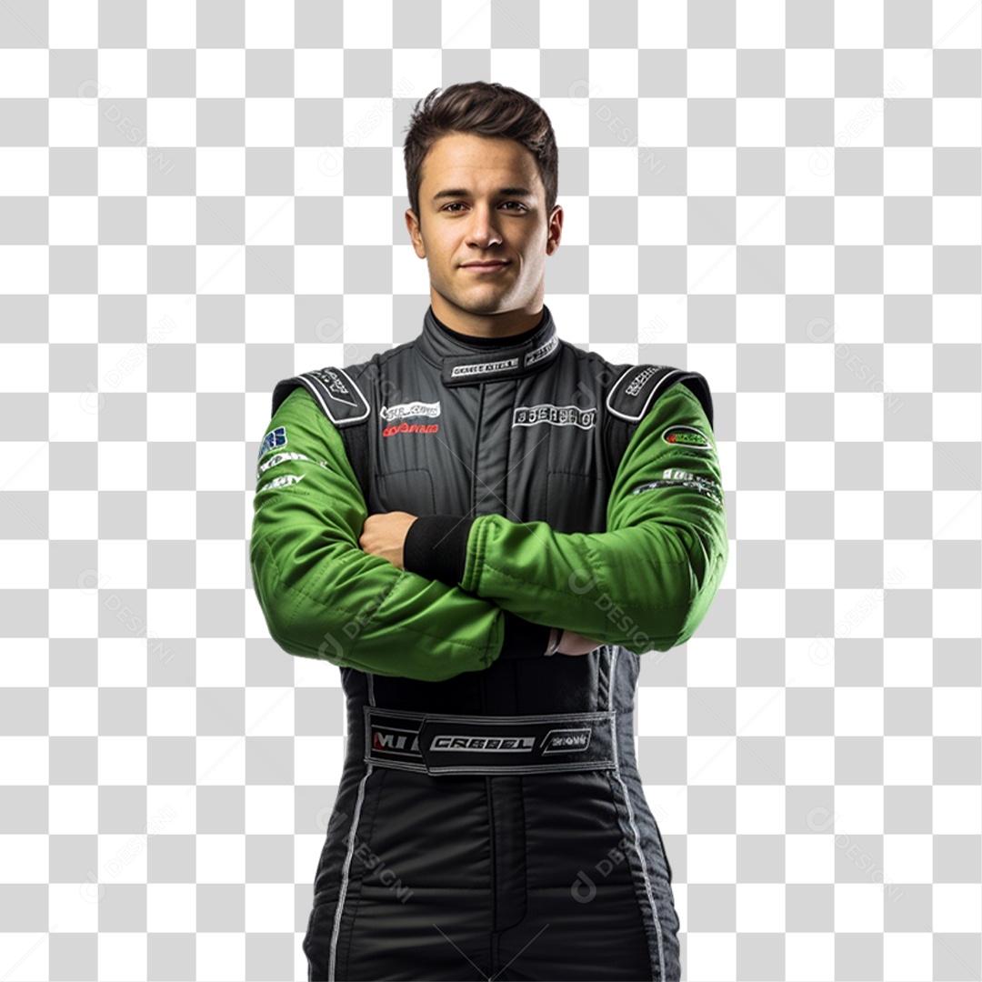 Piloto de Motocross PNG Transparente