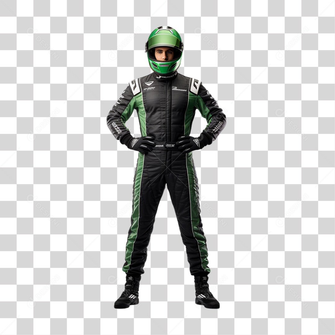 Piloto de Motocross PNG Transparente