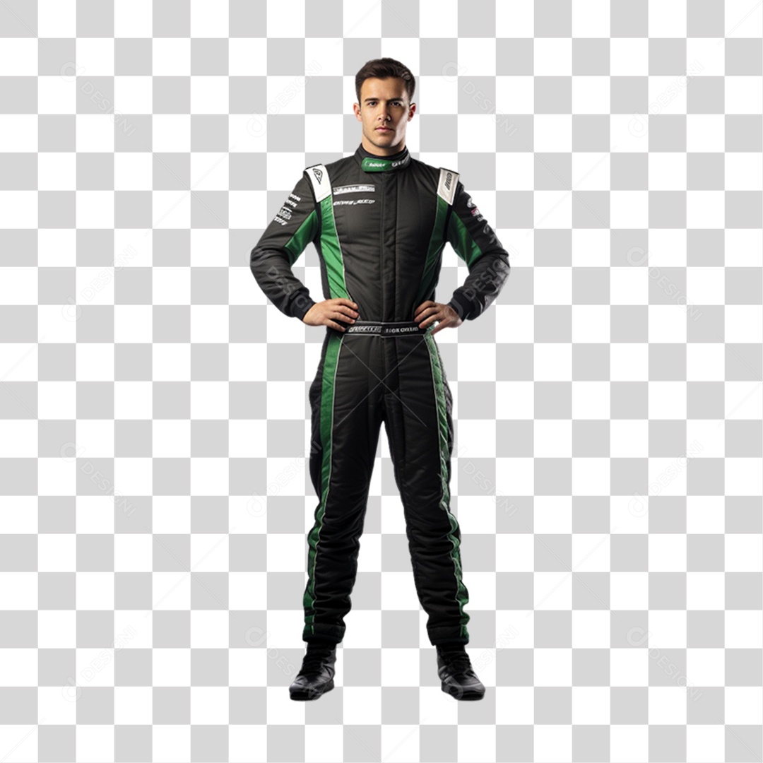 Piloto de Motocross PNG Transparente