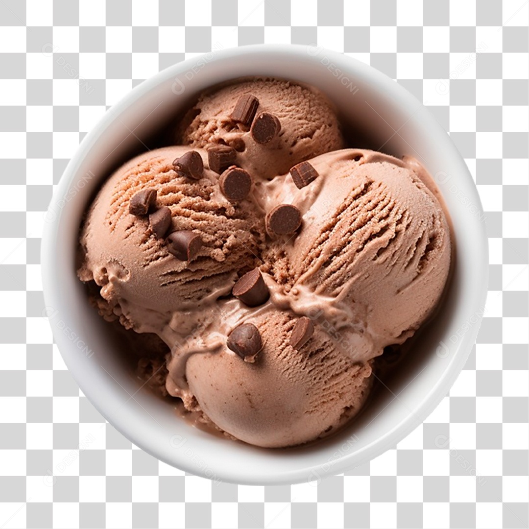 Tigela de Sorvete PNG Transparente