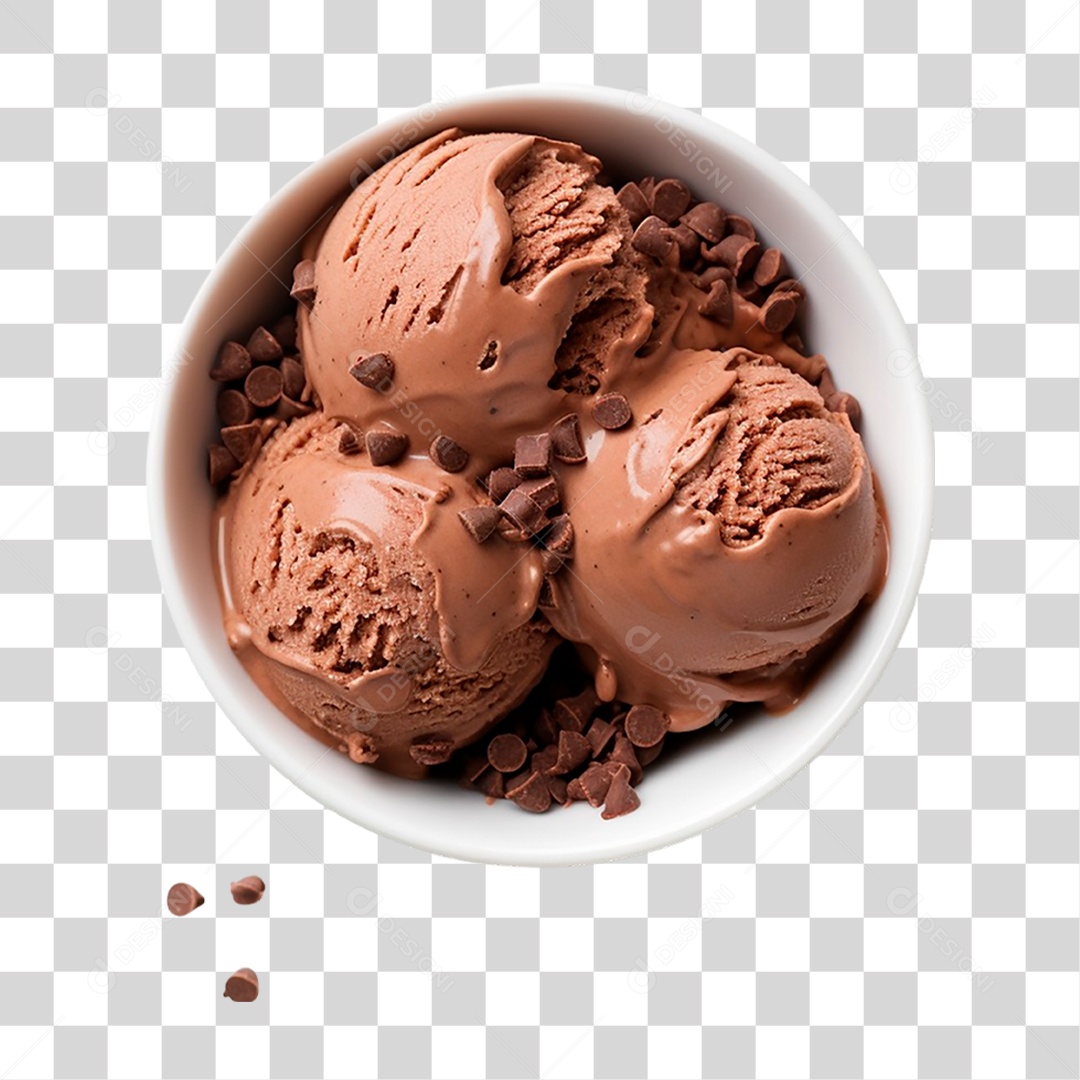 Tigela de Sorvete PNG Transparente