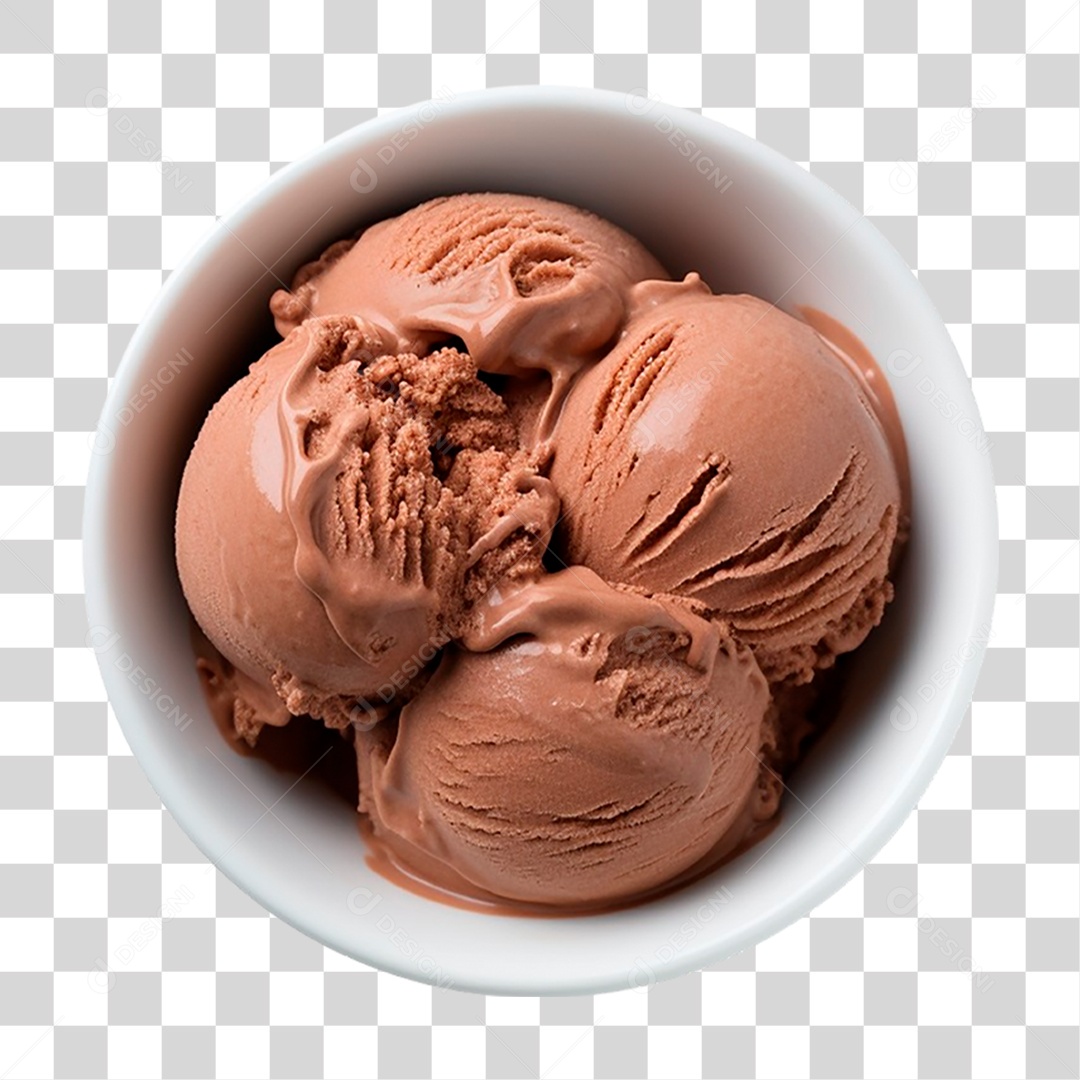 Tigela de Sorvete PNG Transparente