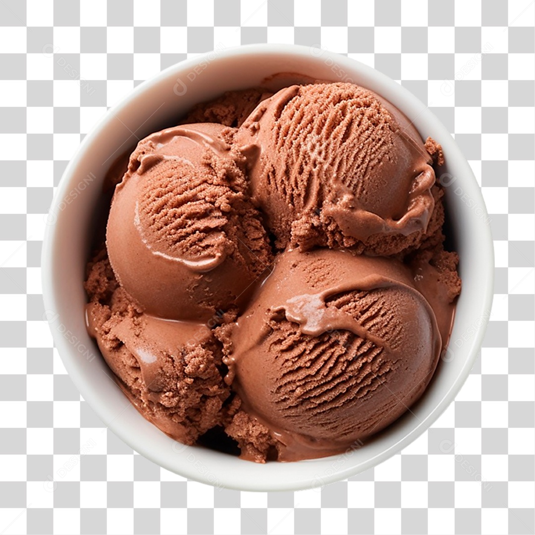 Tigela de Sorvete PNG Transparente