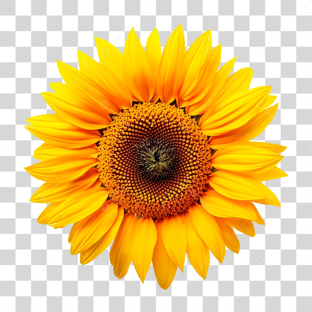 Planta Girassol PNG Transparente