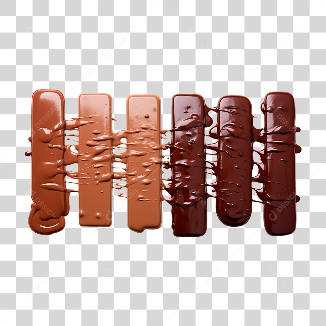 Chocolate Derretido PNG Transparente