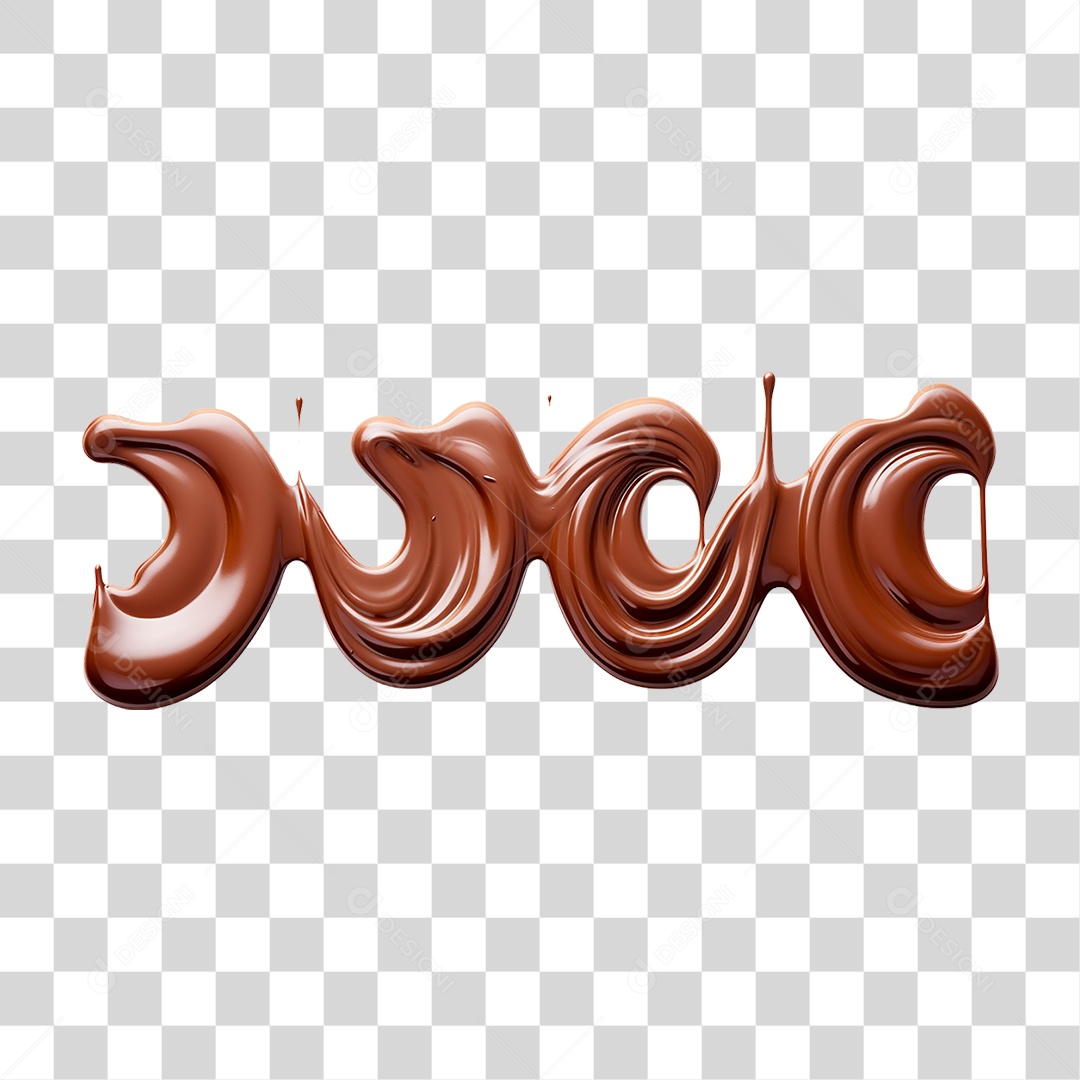 Chocolate Derretido PNG Transparente
