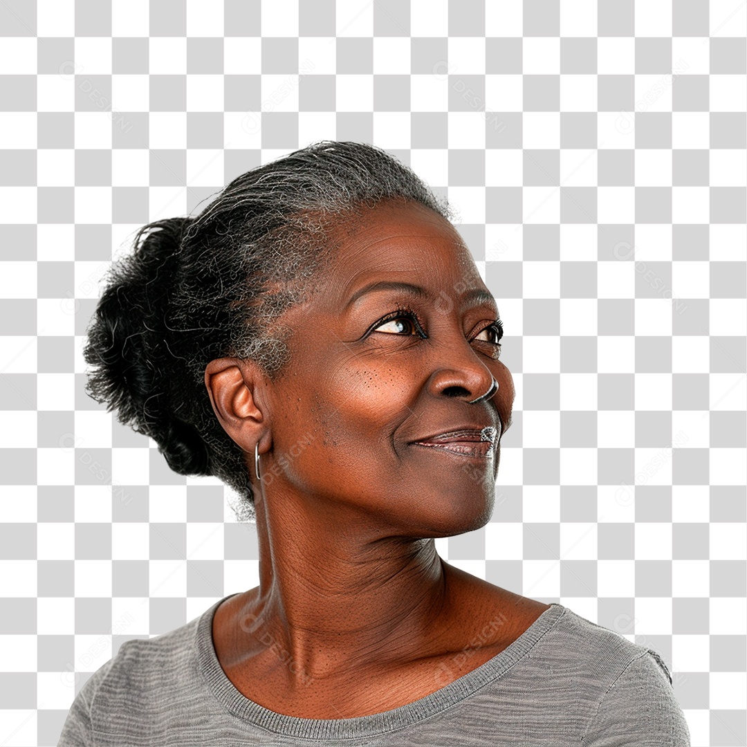 Mulher Sorrindo Alegre PNG Transparente