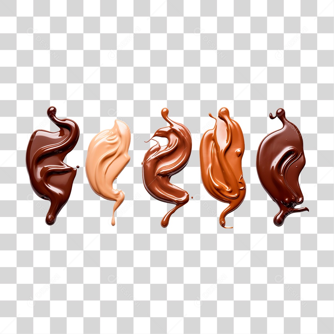 Chocolate Derretido PNG Transparente