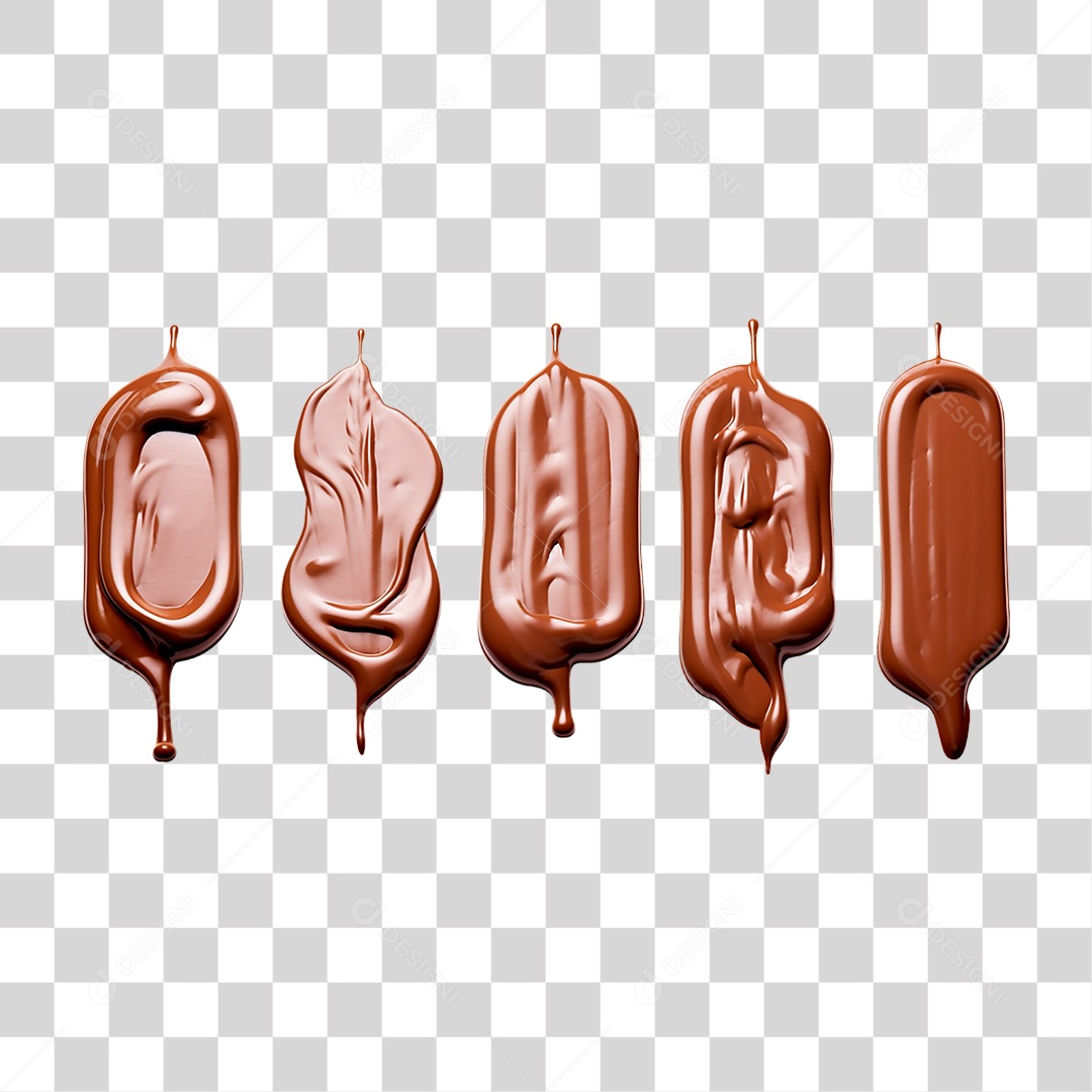 Chocolate Derretido PNG Transparente