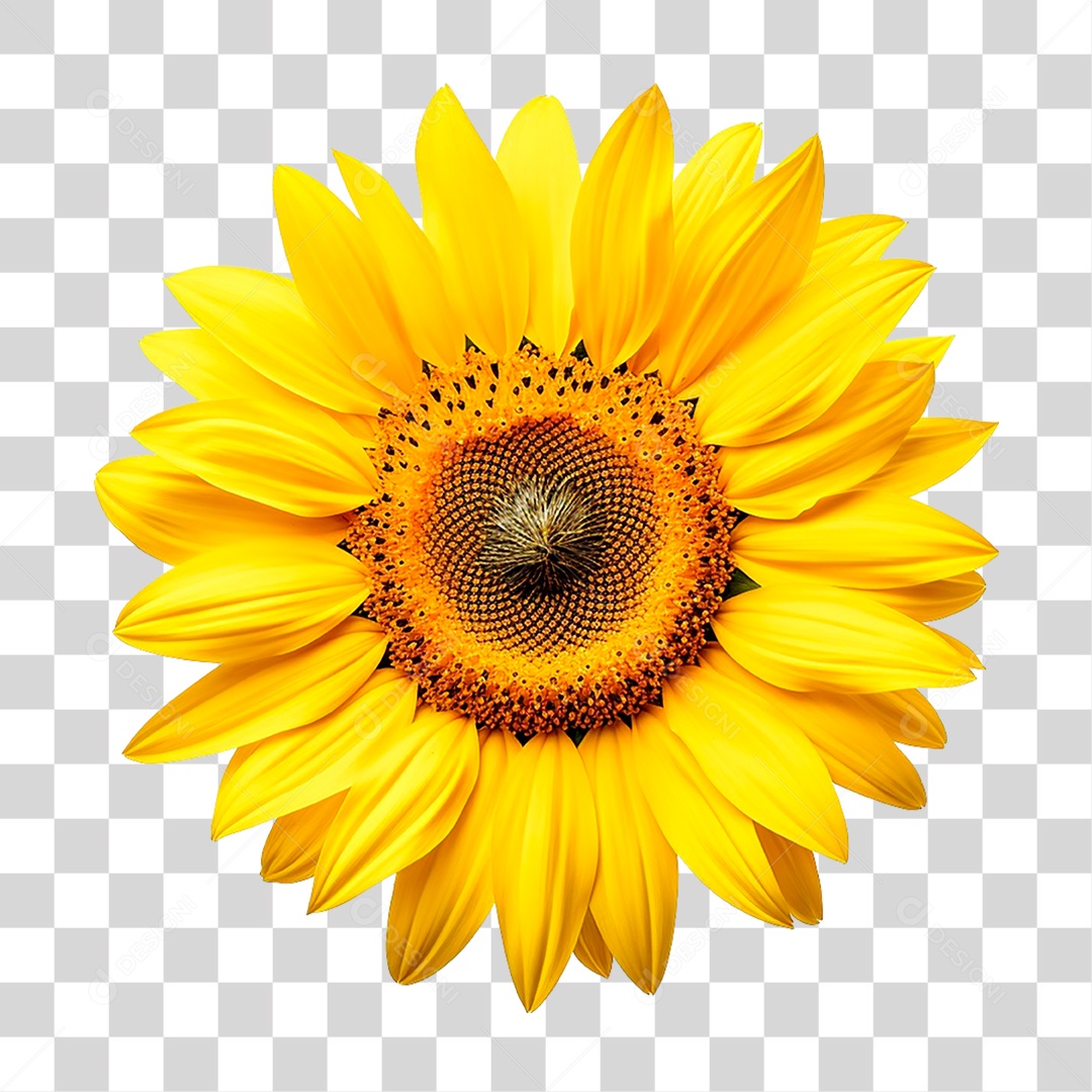 Planta Girassol PNG Transparente