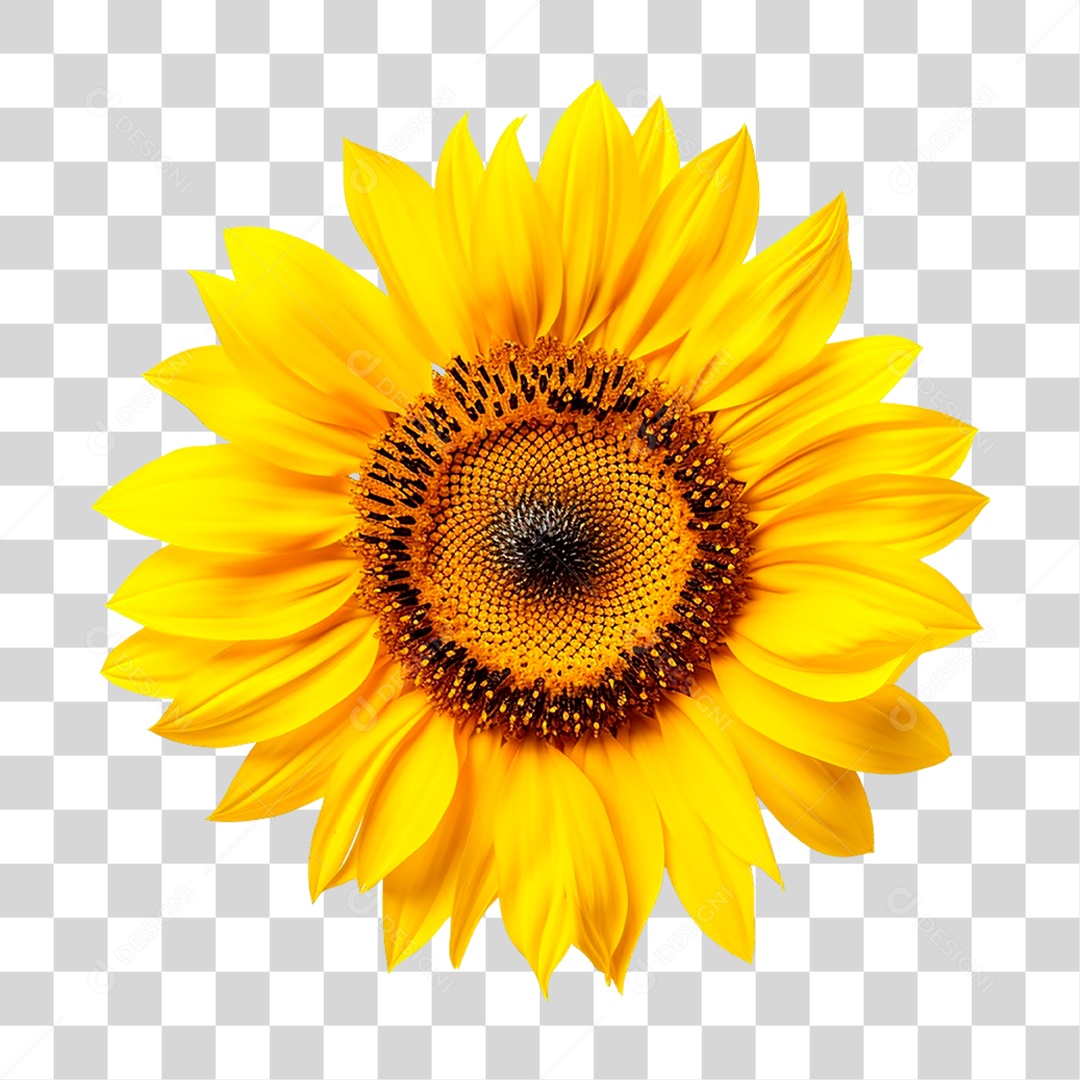 Planta Girassol PNG Transparente