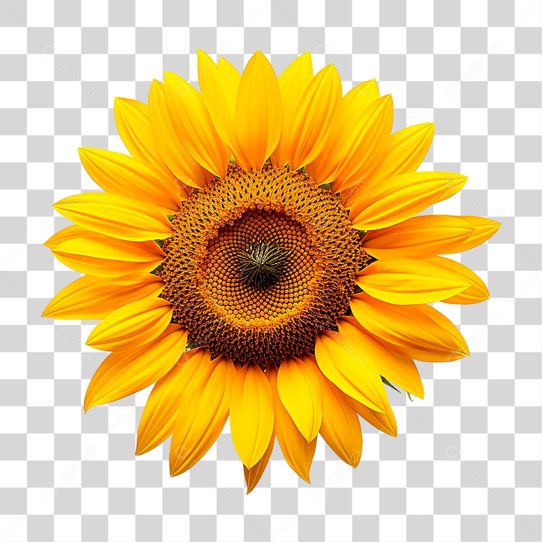 Planta Girassol PNG Transparente