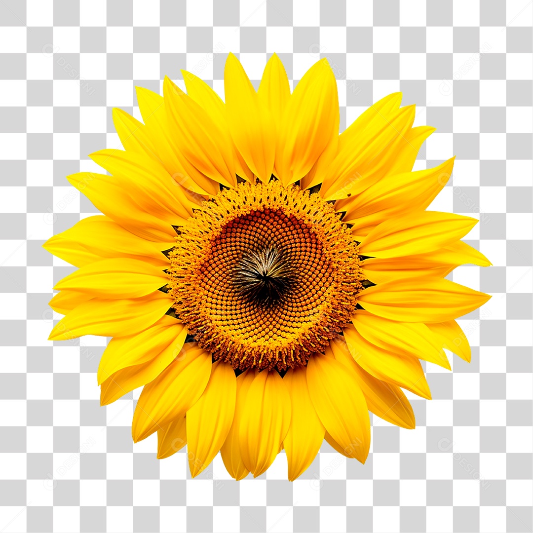 Planta Girassol PNG Transparente