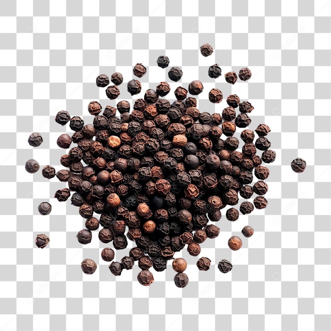 Grãos de Pimenta do Reino PNG Transparente