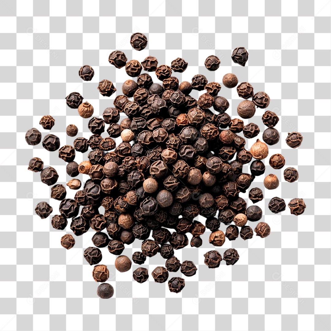 Grãos de Pimenta do Reino PNG Transparente