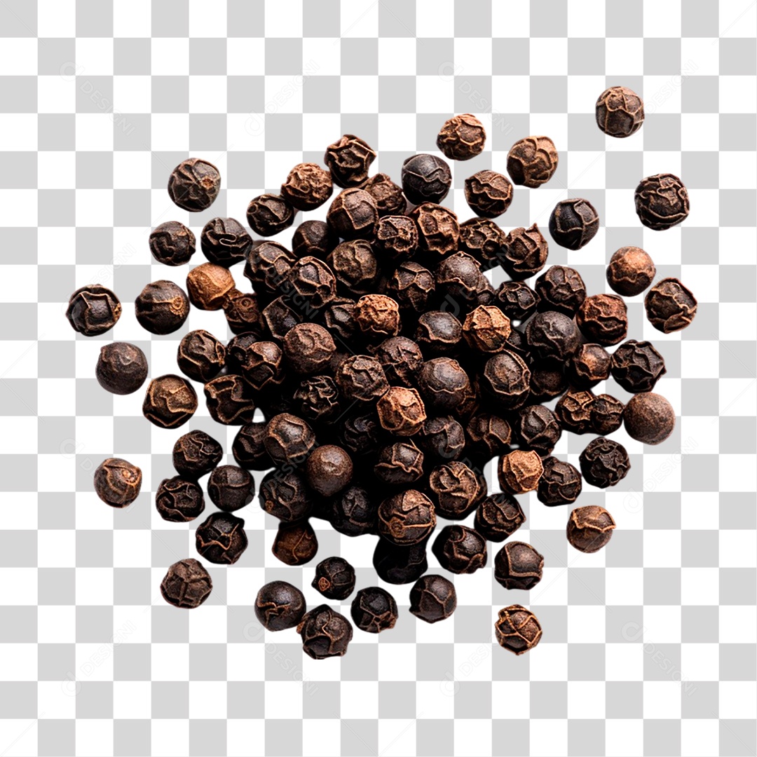 Grãos de Pimenta do Reino PNG Transparente