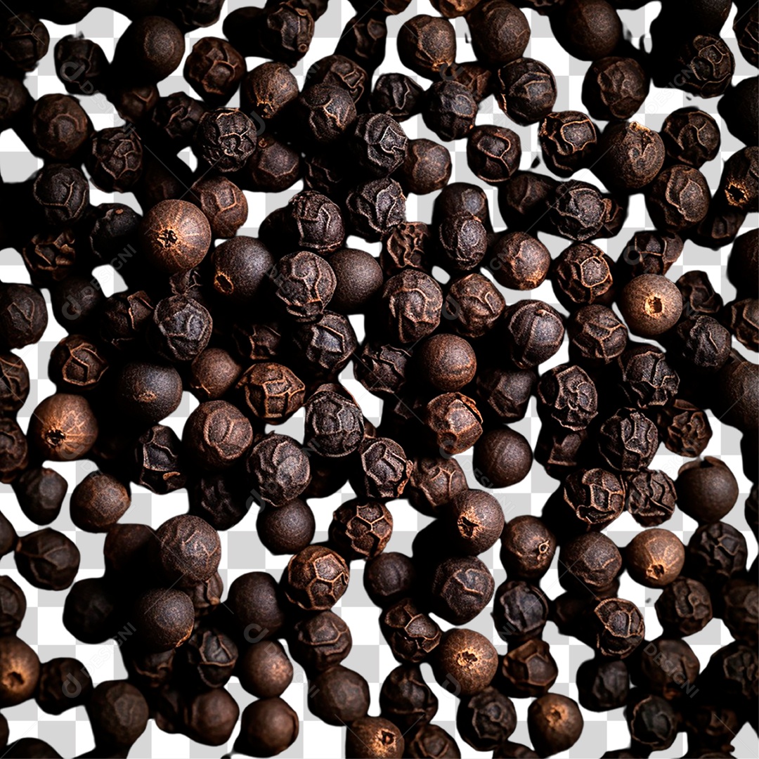 Grãos de Pimenta do Reino PNG Transparente