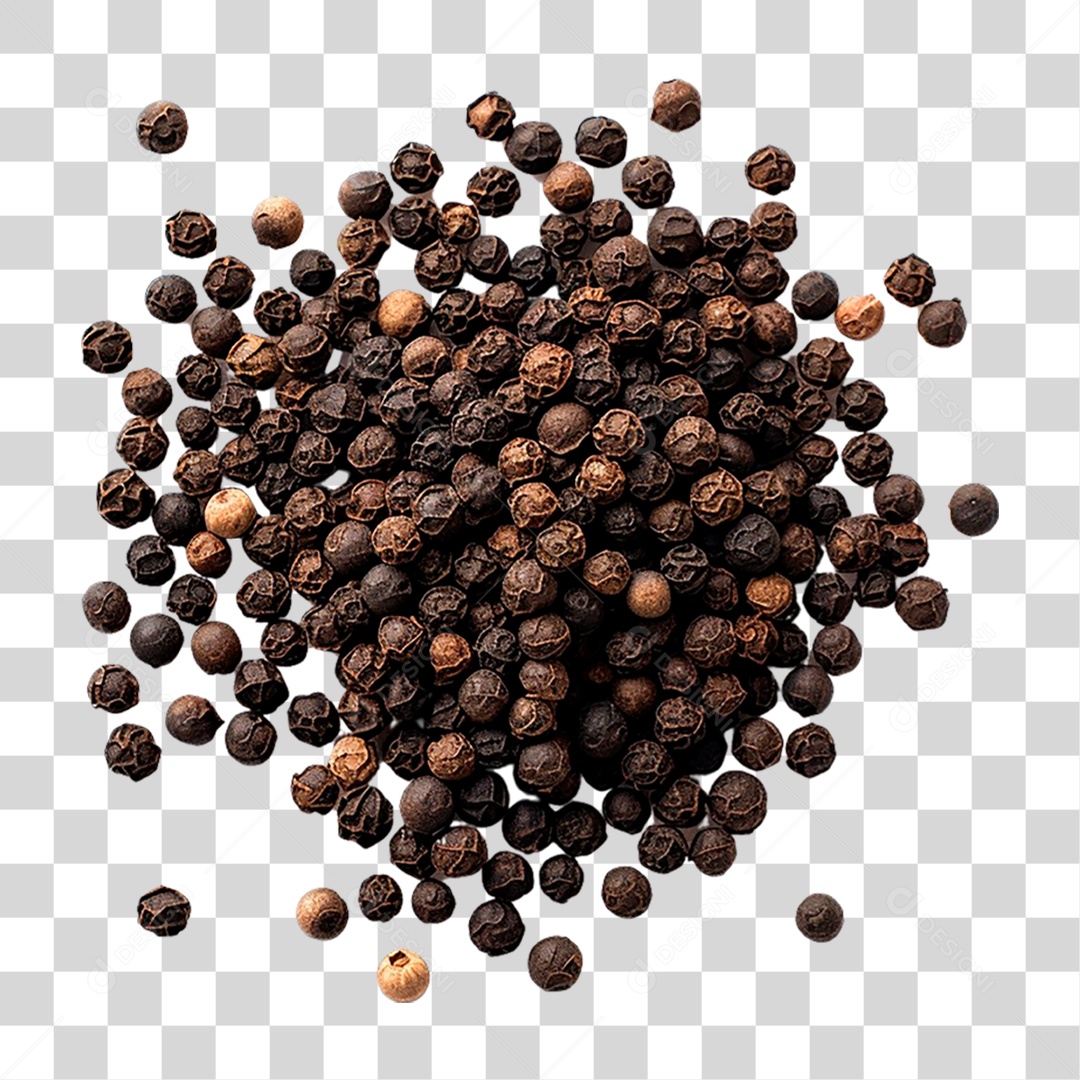Grãos de Pimenta do Reino PNG Transparente